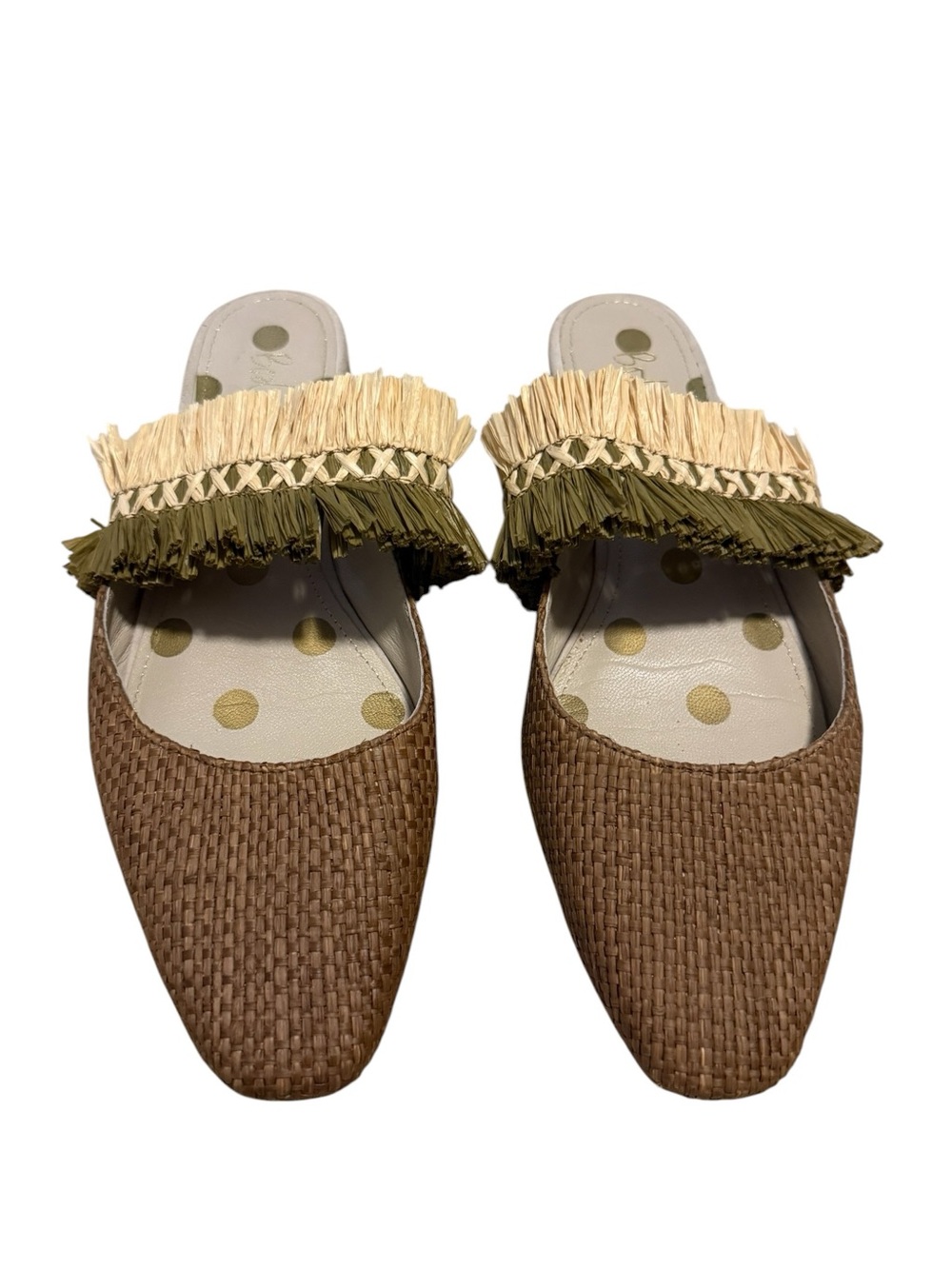 Boden Raffia Mules Size 8 - Picture 2 of 5